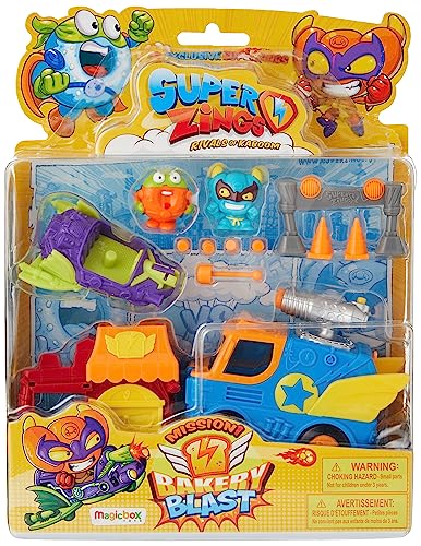 SUPERTHINGS RIVALS OF KABOOM SUPERZINGS - Mission 1: Bakery-Blaster-Mission mit 2 exklusiven SuperZings, 2 exklusiven Fahrzeugen und weiterem Zubehör SUPERTHINGS RIVALS OF KABOOM SUPERZINGS - Mission 1: Bakery-Blaster-Mission mit 2 exklusiven SuperZings, 2 exklusiven Fahrzeugen und weiterem Zubehör von SUPERTHINGS RIVALS OF KABOOM