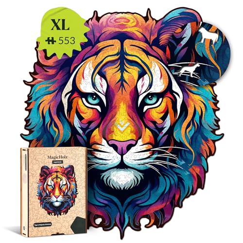 MagicHolz – Holzpuzzle Die majestätische Güte | Tiger – Holz Puzzle 47 x 41 cm inkl.Premium Holzbox – besondere Geschenkidee für Erwachsene & Kinder MagicHolz – Holzpuzzle Die majestätische Güte | Tiger – Holz Puzzle 47 x 41 cm inkl.Premium Holzbox – besondere Geschenkidee für Erwachsene & Kinder von MaHo