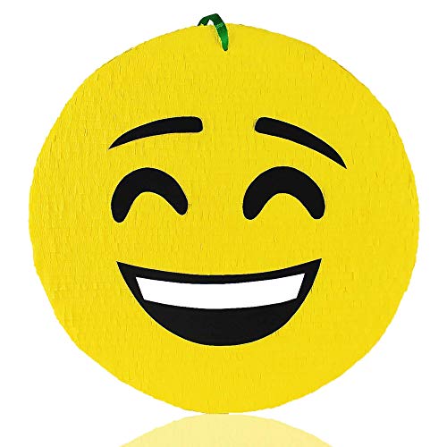 MagicPinatas Pinata Emoji – Pinata für Jungen zum Geburtstag – Befüllbare Piñata mit Süßigkeiten & Spielzeug – Geschenkfertig in Zellophan verpackt – Lustige Partydeko für Kinder & Erwachsene MagicPinatas Pinata Emoji – Pinata für Jungen zum Geburtstag – Befüllbare Piñata mit Süßigkeiten & Spielzeug – Geschenkfertig in Zellophan verpackt – Lustige Partydeko für Kinder & Erwachsene von MagicPinatas