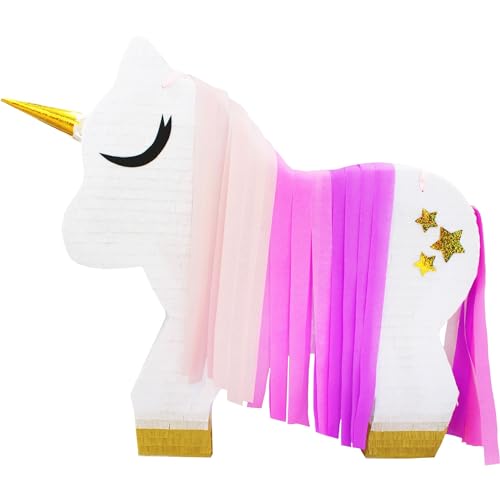 MagicPinatas Pinata Einhorn zum Befüllen mit Süßigkeiten - Ideal Unicorn Piniata für den Kindergeburtstag Spiel, Geschenkidee, Party, Weihnachten - Pinjata fur Kinder- Piñata fur Mädchen, Geburtstag MagicPinatas Pinata Einhorn zum Befüllen mit Süßigkeiten - Ideal Unicorn Piniata für den Kindergeburtstag Spiel, Geschenkidee, Party, Weihnachten - Pinjata fur Kinder- Piñata fur Mädchen, Geburtstag von MagicPinatas