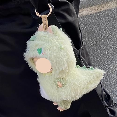 17 cm (6,7 Zoll) Plüschpuppenkleidung, niedliche Tierpuppen-Outfit-Zubehör, süßes Kostüm für Puppen (Dinosaurier) von Magicaldiy