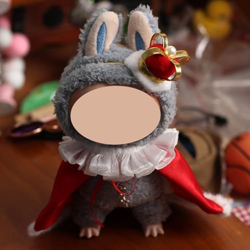 König Kostüm Umhang für 17 cm Puppen, Prinz Umhang und Krone Puppe Dress Up von Magicaldiy