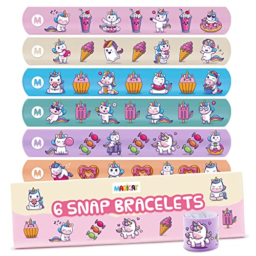 Magicat Einhorn 6er Schnapparmband Mädchen Set I Klatscharmband I Mitgebsel und Mitbringsel Kindergeburtstag I Schnapp Armband I kleine Geschenke für Kinder I Einhorn Party I Unicorn Snap Bracelets Magicat Einhorn 6er Schnapparmband Mädchen Set I Klatscharmband I Mitgebsel und Mitbringsel Kindergeburtstag I Schnapp Armband I kleine Geschenke für Kinder I Einhorn Party I Unicorn Snap Bracelets von Magicat
