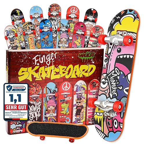 Magicat Finger Skateboard Set – 12 einzigartige Designs für endlosen Spaß! Das Top-Mitgebsel für Kindergeburtstage Kreative Fingerboard Spiele Magicat Finger Skateboard Set – 12 einzigartige Designs für endlosen Spaß! Das Top-Mitgebsel für Kindergeburtstage Kreative Fingerboard Spiele von Magicat
