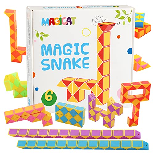 Magicat Exklusives Magic Snake Set, 6 magische Schlangen I perfektes Mitgebsel Kindergeburtstag, Gastgeschenke, Mitbringsel, Party, Kinder, Give Aways, Spielzeug für Jungs, Mädchen, Pinata Füllung Magicat Exklusives Magic Snake Set, 6 magische Schlangen I perfektes Mitgebsel Kindergeburtstag, Gastgeschenke, Mitbringsel, Party, Kinder, Give Aways, Spielzeug für Jungs, Mädchen, Pinata Füllung von Magicat
