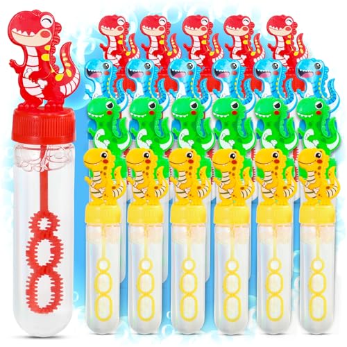 Magicat XXL Seifenblasen Set für Kinder, 24er Set Seifenblasen mit lustigen Dino Griffen, Mitgebsel Kindergeburtstag, Seifenblasen Flüssigkeit je 30ml, Seifenblasen Hochzeit, Seifenblasen Kinder Magicat XXL Seifenblasen Set für Kinder, 24er Set Seifenblasen mit lustigen Dino Griffen, Mitgebsel Kindergeburtstag, Seifenblasen Flüssigkeit je 30ml, Seifenblasen Hochzeit, Seifenblasen Kinder von Magicat