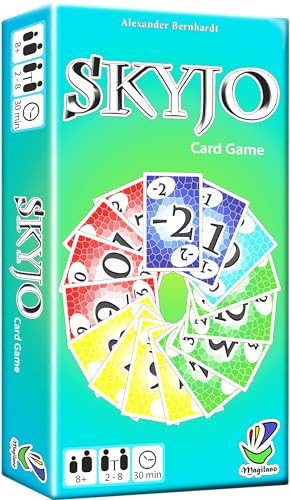 SKYJO, von Magilano - Das unterhaltsame Kartenspiel für Jung und Alt spaßige und amüsante Spieleabende im Freundes- und Familienkreis. SKYJO, von Magilano - Das unterhaltsame Kartenspiel für Jung und Alt spaßige und amüsante Spieleabende im Freundes- und Familienkreis. von Magilano