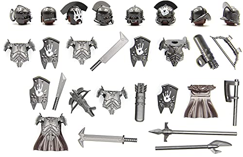 Uruk-hai Ork-Zahnräder für Lego Figur (frei 8 Soldat) (Schwarz) von Magma Brick