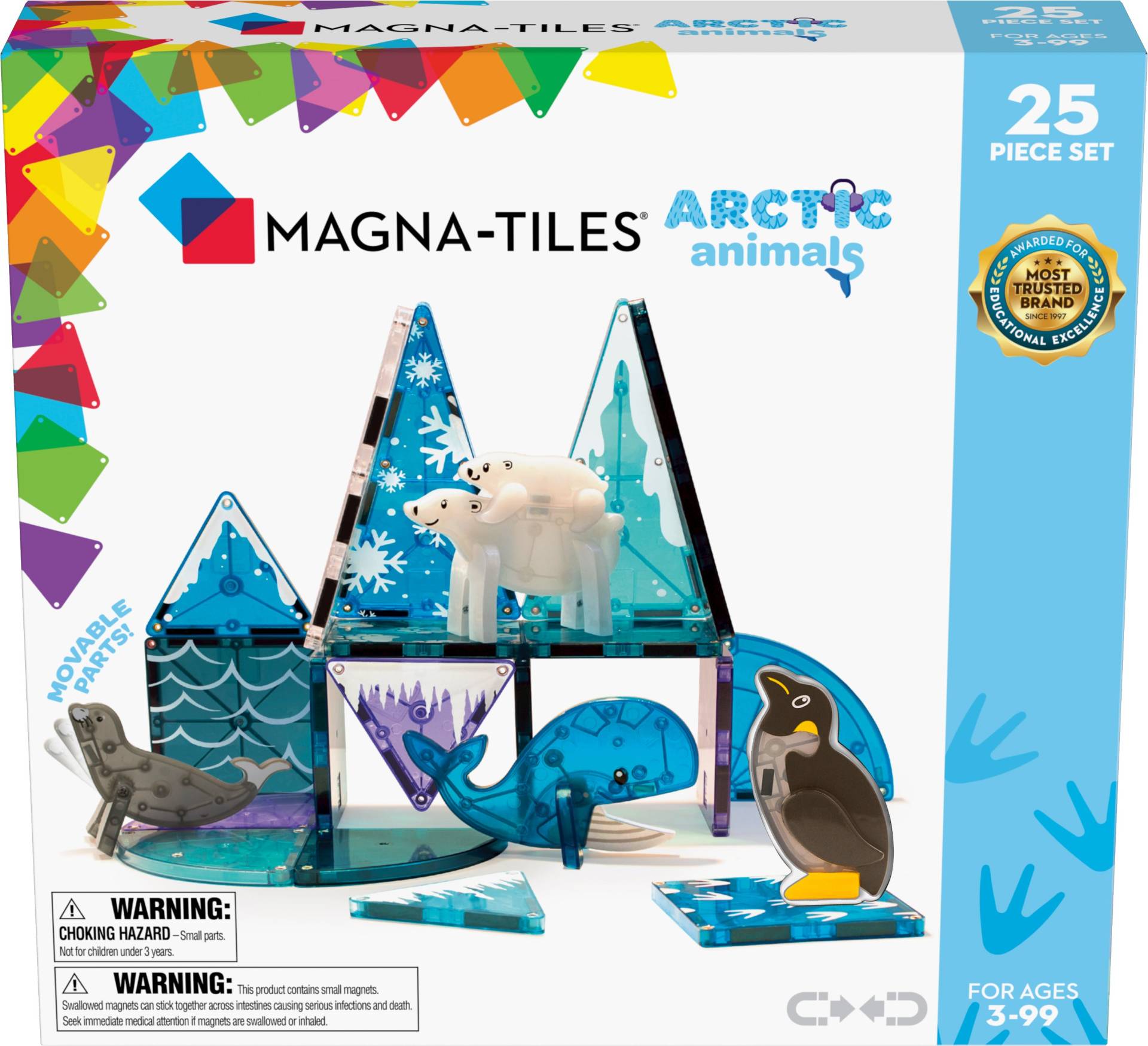 MAGNA-TILES Arctic Animals Bausatz 25 Teile MAGNA-TILES Arctic Animals Bausatz 25 Teile von MAGNA-TILES