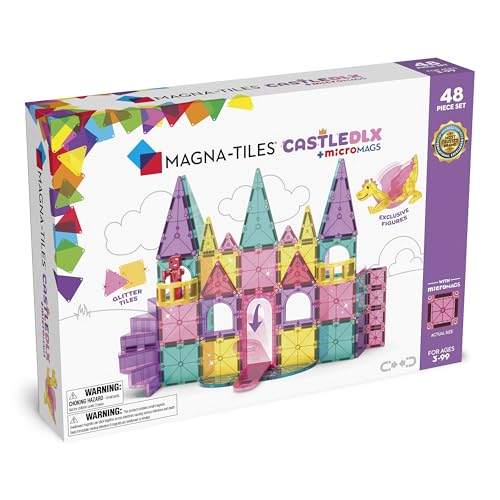 Magna-Tiles Castle DLX 48-teiliges Magnetbauset - Die Original Magnetbaumarke Magna-Tiles Castle DLX 48-teiliges Magnetbauset - Die Original Magnetbaumarke von Magna-Tiles