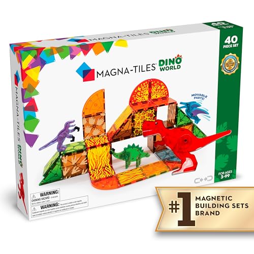 Magna-Tiles - Dino World Set - Magnetisch Speelgoed 40 stuks von Magna-Tiles