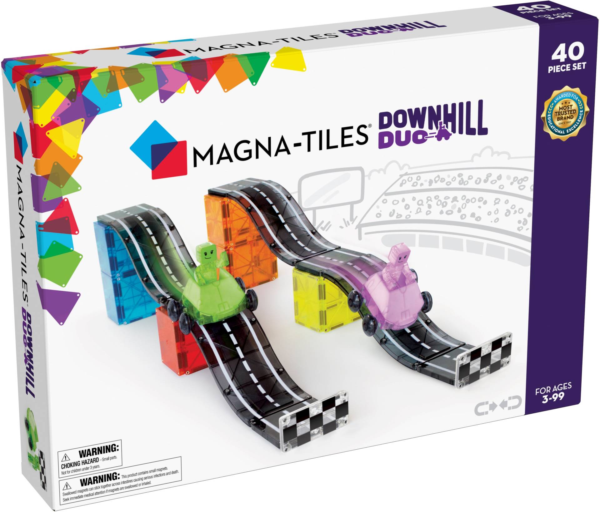 Magna-Tiles Downhill Duo Bausatz 40 Teile von Magna Tiles