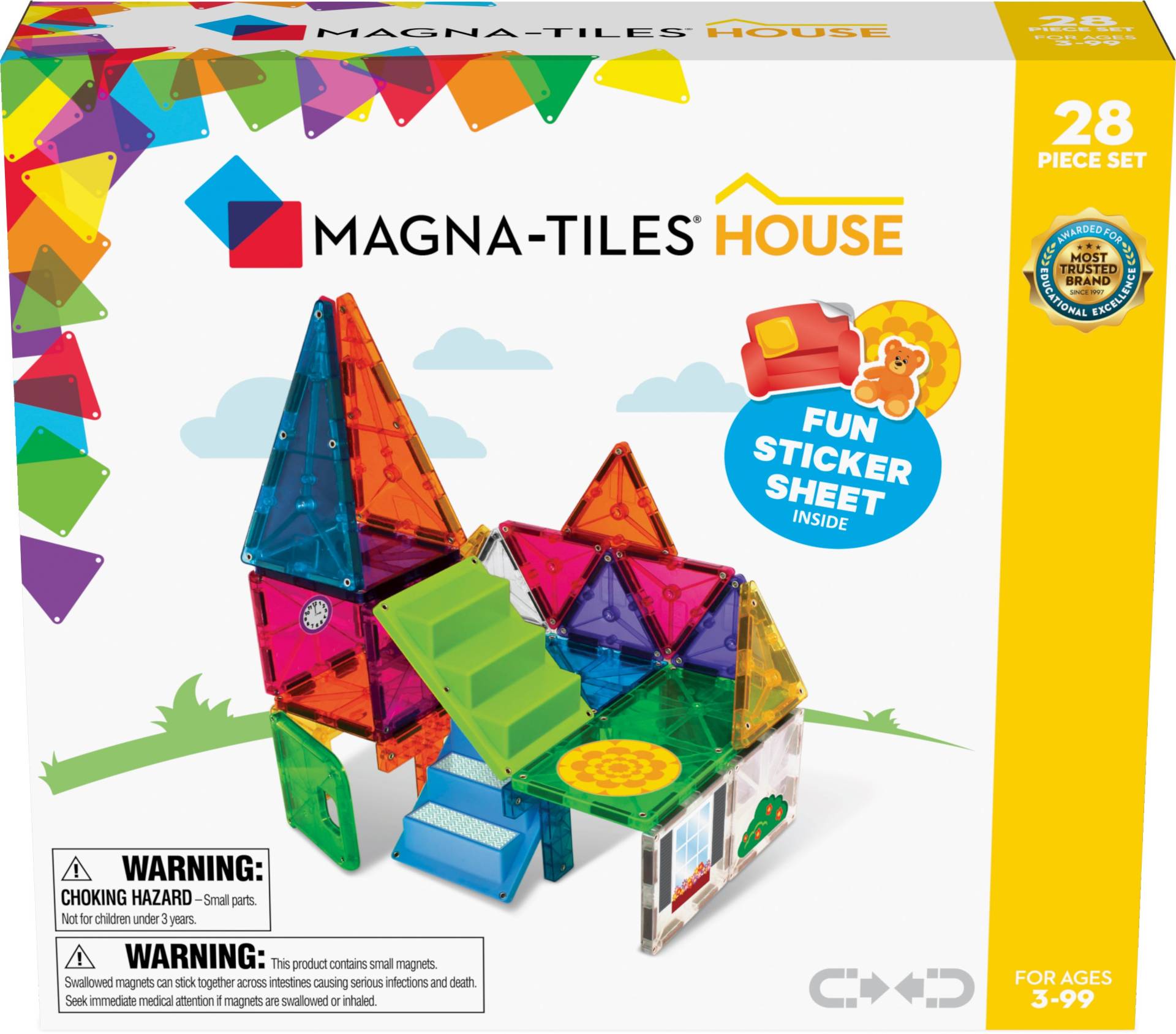 MAGNA-TILES Haus Bausatz 28 Teile MAGNA-TILES Haus Bausatz 28 Teile von MAGNA-TILES