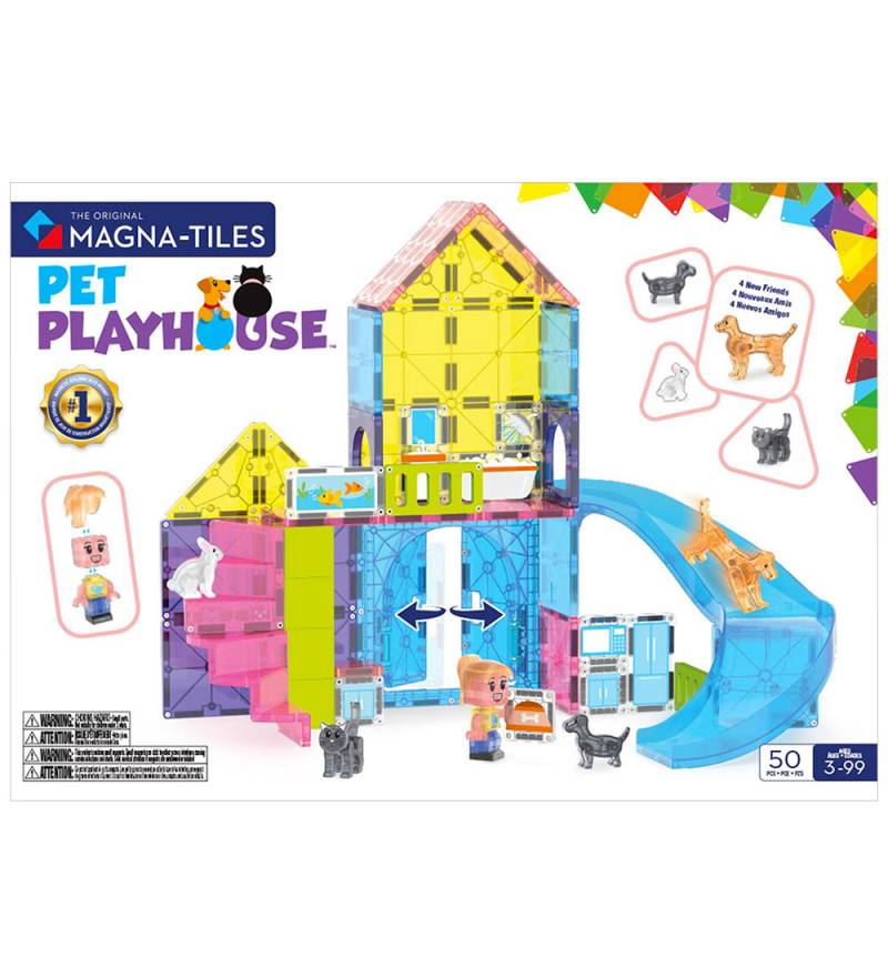 Magna-Tiles Magnetset – 50 Teile – Haustier-Spielhaus + MicroMAG - Magna-Tiles - One Size - Magnetspielzeug Magna-Tiles Magnetset – 50 Teile – Haustier-Spielhaus + MicroMAG - Magna-Tiles - One Size - Magnetspielzeug von Magna-Tiles
