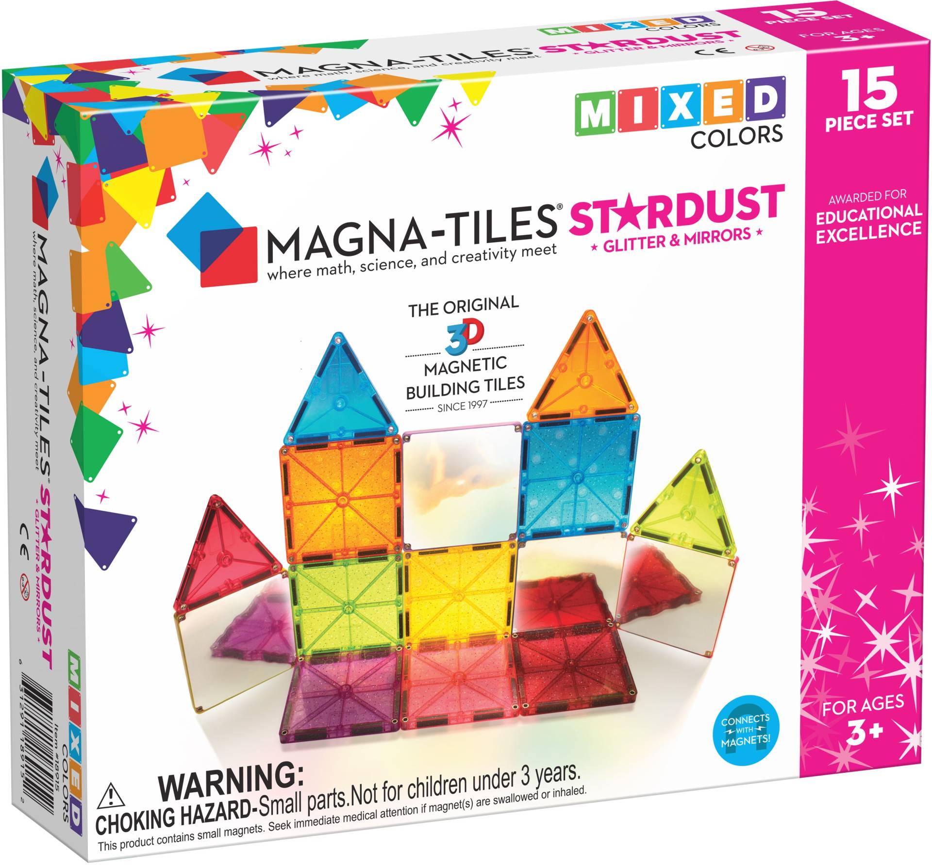 Magna-Tiles Stardust Bausatz 15 Teile von Magna Tiles