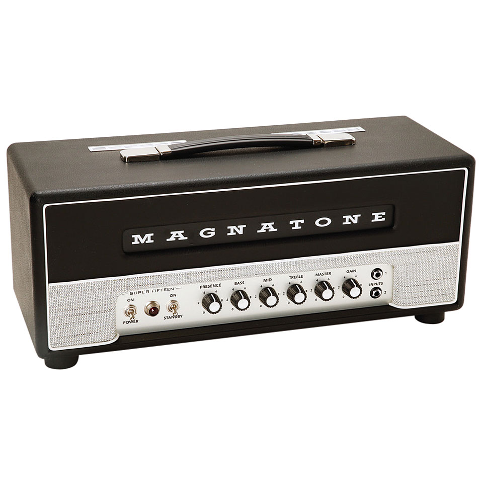 Magnatone Super Fifteen Head Black Topteil E-Gitarre Magnatone Super Fifteen Head Black Topteil E-Gitarre von Magnatone