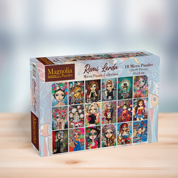 Magnolia 18 Puzzles - Romi Lerda Micro Puzzle Set 99 Teile Puzzle Magnolia-1700 Magnolia 18 Puzzles - Romi Lerda Micro Puzzle Set 99 Teile Puzzle Magnolia-1700 von Magnolia