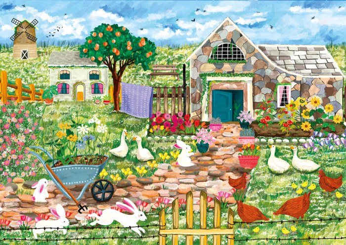 Magnolia Bauernhof 1000 Teile Puzzle Magnolia-9105 von Magnolia