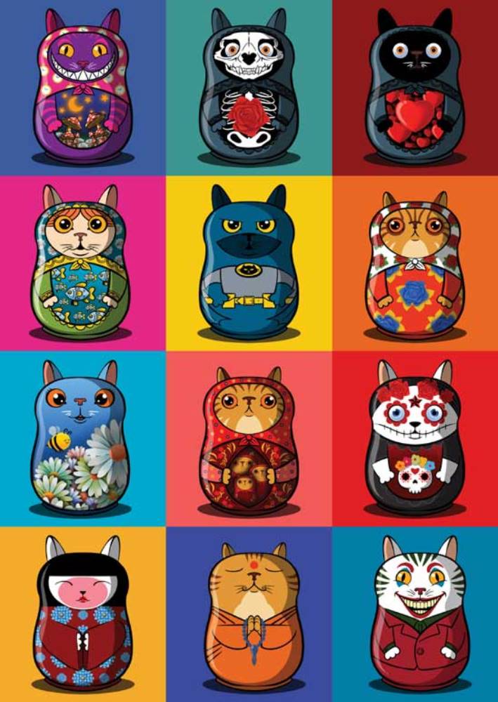 Magnolia Catryoshka 1000 Teile Puzzle Magnolia-1020 Magnolia Catryoshka 1000 Teile Puzzle Magnolia-1020 von Magnolia