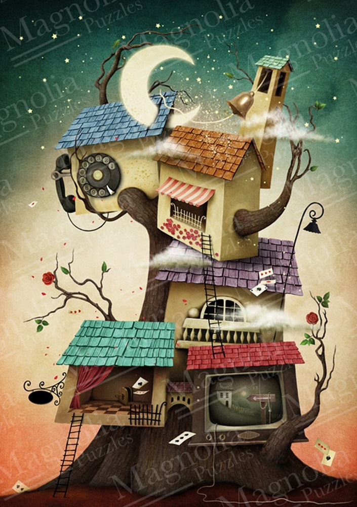 Magnolia House on the Tree 1000 Teile Puzzle Magnolia-2303 von Magnolia