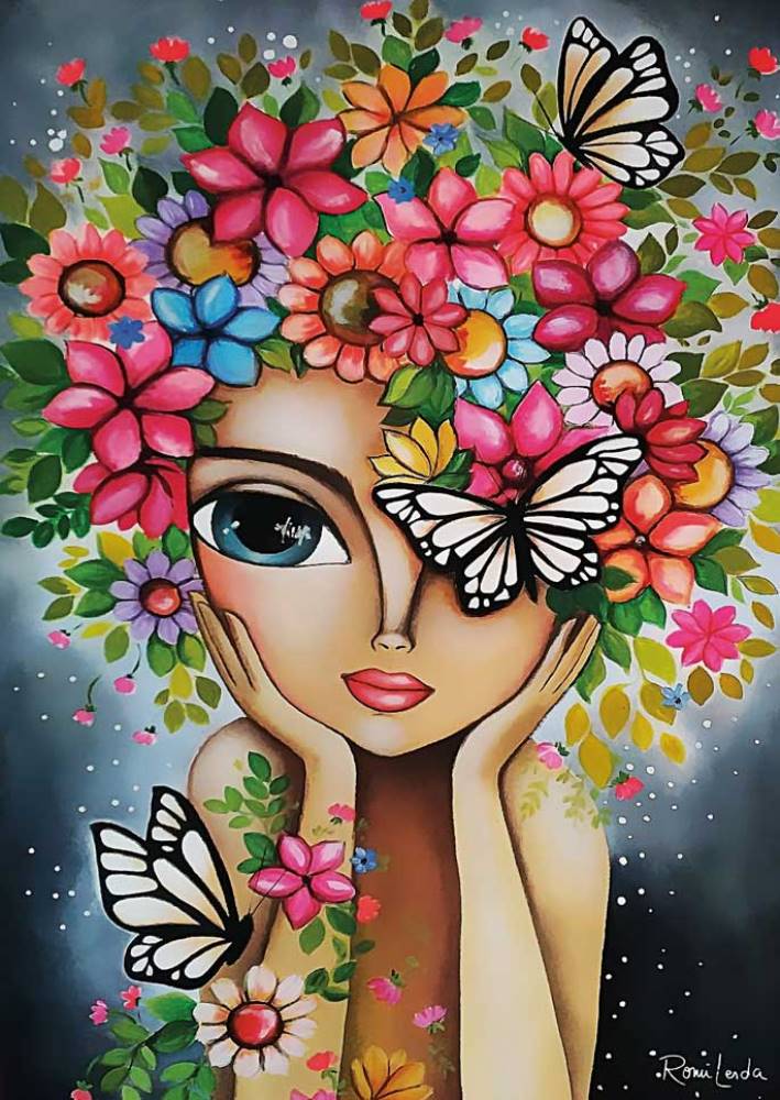 Magnolia Lady with Flowers - Romi Lerda Special Edition 1000 Teile Puzzle Magnolia-1707 Magnolia Lady with Flowers - Romi Lerda Special Edition 1000 Teile Puzzle Magnolia-1707 von Magnolia