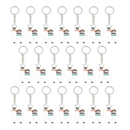Maigridy Alpaka-Schlüsselanhänger, Sammeltasche, Cartoon-Figuren, Partygeschenk, Schlüsselanhänger, geeignet für Partytüten und Autoschlüssel, modischer Anhänger, 20 Stück von Maigridy