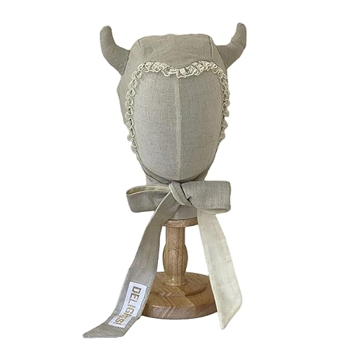 Maigridy Hut mit langen Ohren, Foto-Requisiten, Neujahr, Spitze, Halloween-Hut, Erwachsene, Kinder, Hornohren, Y2K, Totenkopfkappe, Kostüm-Zubehör von Maigridy