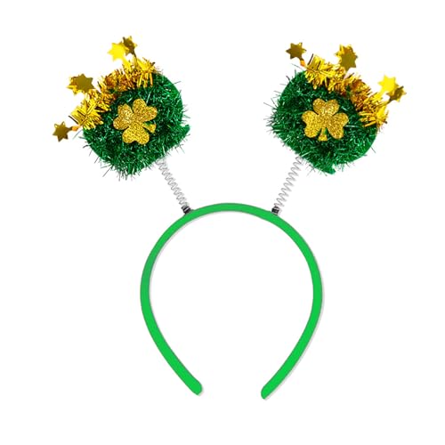 Maigridy Irische Schleife, Kleeblatt-Stirnband, Patrick's Day, Frau, Weihnachten, Pailletten, für Festivals, Fotografie, für Frauen, für Mädchen, Laufen Maigridy Irische Schleife, Kleeblatt-Stirnband, Patrick's Day, Frau, Weihnachten, Pailletten, für Festivals, Fotografie, für Frauen, für Mädchen, Laufen von Maigridy