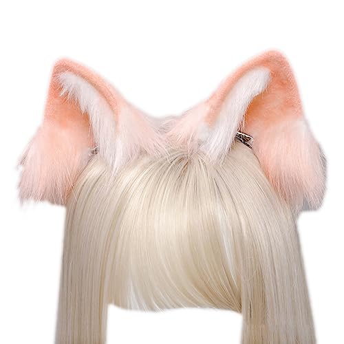 Maigridy Pelzige Wolfsohr-Kopfbedeckung, niedliche Füchse, Ohren, Stirnband, Plüsch-Haarschmuck, weicher Clip, Tier-Cosplay-Zubehör, Plüsch, pelzige Tierohren, Stirnband, Clip, Erwachsene, Katzen Maigridy Pelzige Wolfsohr-Kopfbedeckung, niedliche Füchse, Ohren, Stirnband, Plüsch-Haarschmuck, weicher Clip, Tier-Cosplay-Zubehör, Plüsch, pelzige Tierohren, Stirnband, Clip, Erwachsene, Katzen von Maigridy