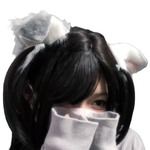 Maigridy Realistische Hunde-Plüschohren, Kopfbedeckung, weiche Tier-Cosplay-Ausrüstung, Party-Kopfbedeckung für Halloween und Themen-Event, Halloween-Kostüm-Zubehör Maigridy Realistische Hunde-Plüschohren, Kopfbedeckung, weiche Tier-Cosplay-Ausrüstung, Party-Kopfbedeckung für Halloween und Themen-Event, Halloween-Kostüm-Zubehör von Maigridy