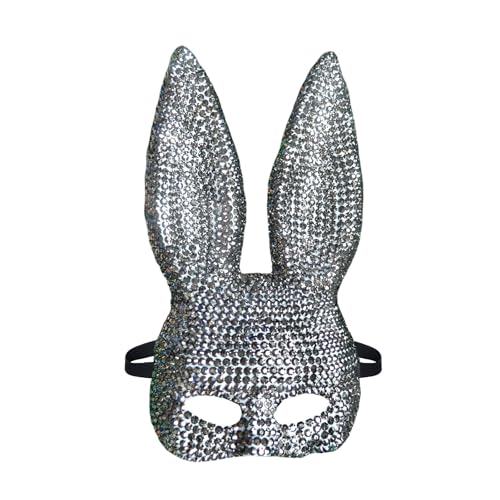 Maigridy Realistisches Kaninchengesicht für Erwachsene, tragbares Kaninchengesicht für Halloween, Weihnachten, Karneval, Kostümpartys, elastische Stirnbänder Maigridy Realistisches Kaninchengesicht für Erwachsene, tragbares Kaninchengesicht für Halloween, Weihnachten, Karneval, Kostümpartys, elastische Stirnbänder von Maigridy