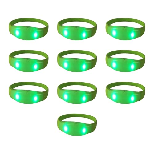 Maigridy Silikon-LED-Bänder für Partys, blinkendes Armband, Ornament, mehrfarbig, Handgelenk-Dekoration für Kinder, Geburtstag, Party, Armbänder Maigridy Silikon-LED-Bänder für Partys, blinkendes Armband, Ornament, mehrfarbig, Handgelenk-Dekoration für Kinder, Geburtstag, Party, Armbänder von Maigridy
