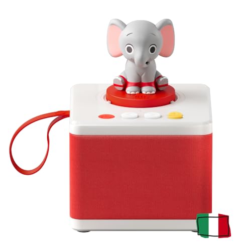 FABA-Geschichtenerzähler – Audio-Box mit Klangfigur Ele, der Elefant“ – Lernspielzeug, italienische Version, für Kinder von 0 bis 6 Jahren von FABA