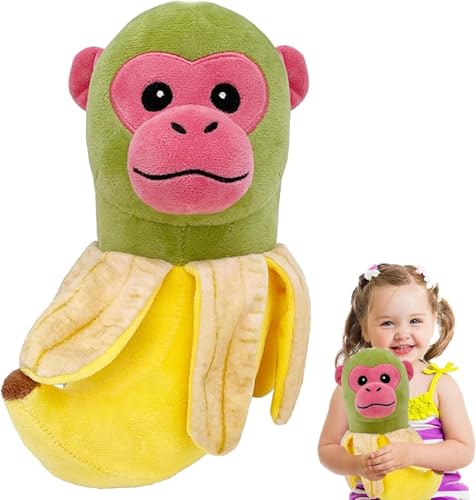 Mailfull Brainrot Kuscheltier Tung Tung Sahur Plush Kuscheltier Lustiges Figuren PlüSchtier (Shimpanzinni Bananini) von Mailfull