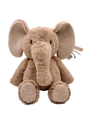 Kuscheltier Elefant „Elly“ L – Nougat | Großes Stofftier personalisierbar mit Namen | Weiches Geschenk für Babys & Kinder von Mainely