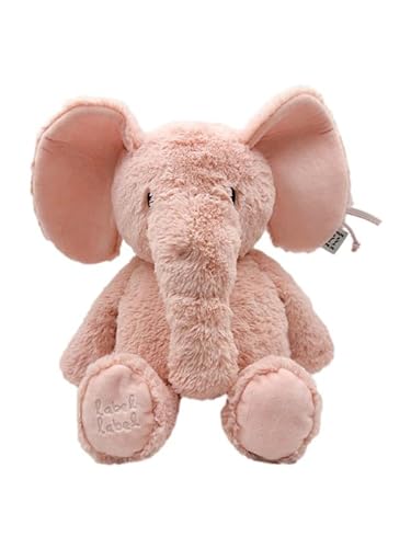Kuscheltier Elefant „Elly“ L – Rosa | Großes Stofftier personalisierbar mit Namen | Weiches Geschenk für Babys & Kinder von Mainely