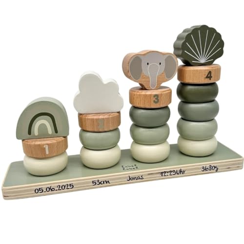 Mainely Stapelspiel Häschen Olive I Label Label I Babygeschenk I personalisierbar Mainely Stapelspiel Häschen Olive I Label Label I Babygeschenk I personalisierbar von Mainely