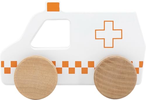 Mainely Tryco Holz-Ambulanz Spielzeug – Personalisierbar mit Namen | Motorikspielzeug & Geschenk zur Taufe Mainely Tryco Holz-Ambulanz Spielzeug – Personalisierbar mit Namen | Motorikspielzeug & Geschenk zur Taufe von Mainely