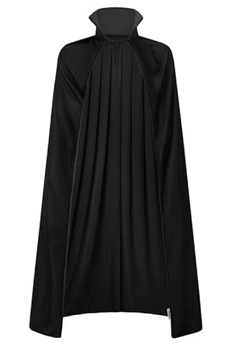 Mainfini Halloween Kostüm Männer Erwachsene Cosplay Vampir Umhang Maskerade Stand Collar Party 150CM Mainfini Halloween Kostüm Männer Erwachsene Cosplay Vampir Umhang Maskerade Stand Collar Party 150CM von Mainfini