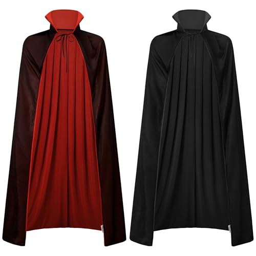 Mainfini Herren Vampir Umhang Erwachsene Maskerade Kostüm Mittelalter Cape 160CM Mainfini Herren Vampir Umhang Erwachsene Maskerade Kostüm Mittelalter Cape 160CM von Mainfini