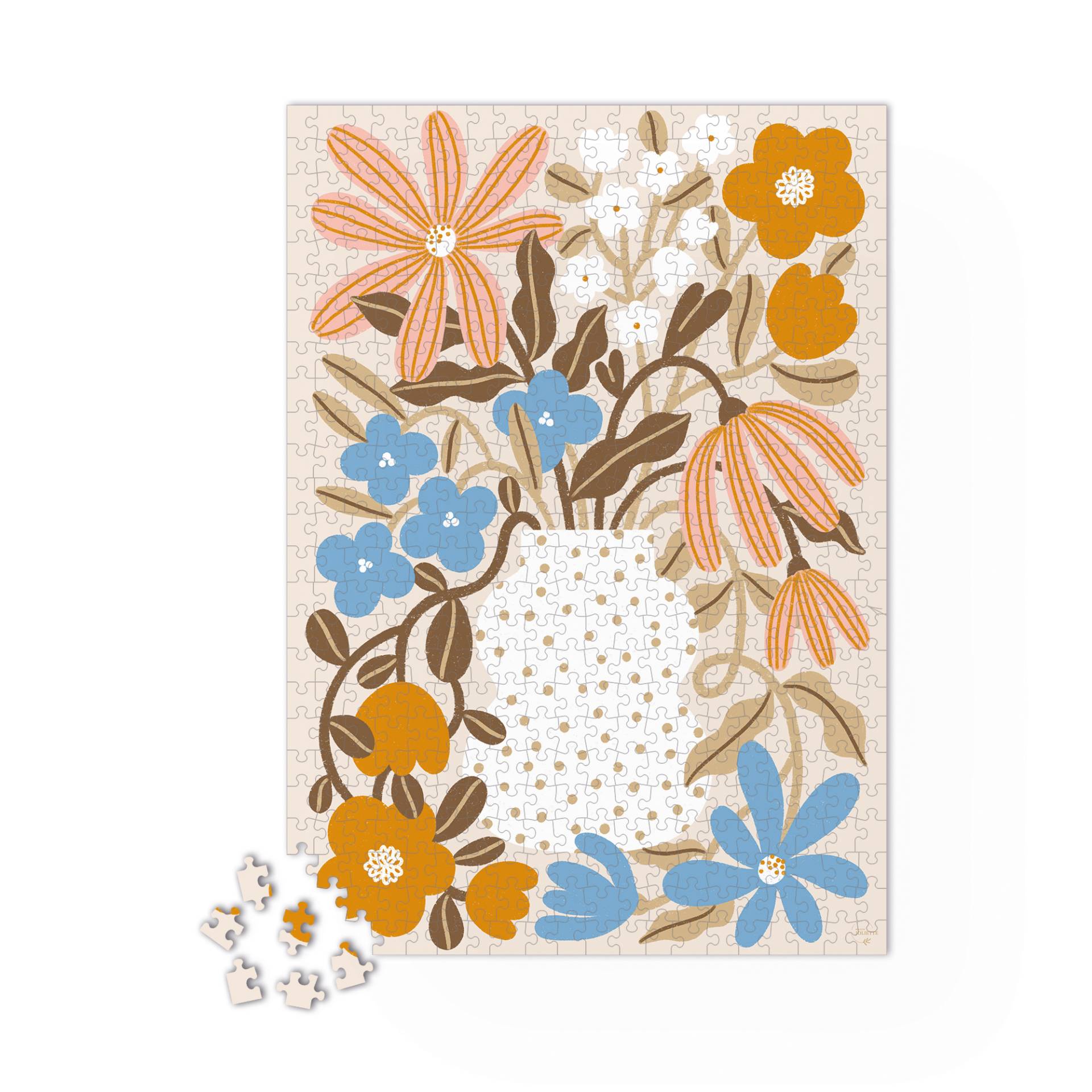 Maison Joliette Myosotis & Capucine 500 Teile Puzzle Maison-Joliette-20005 von Maison Joliette