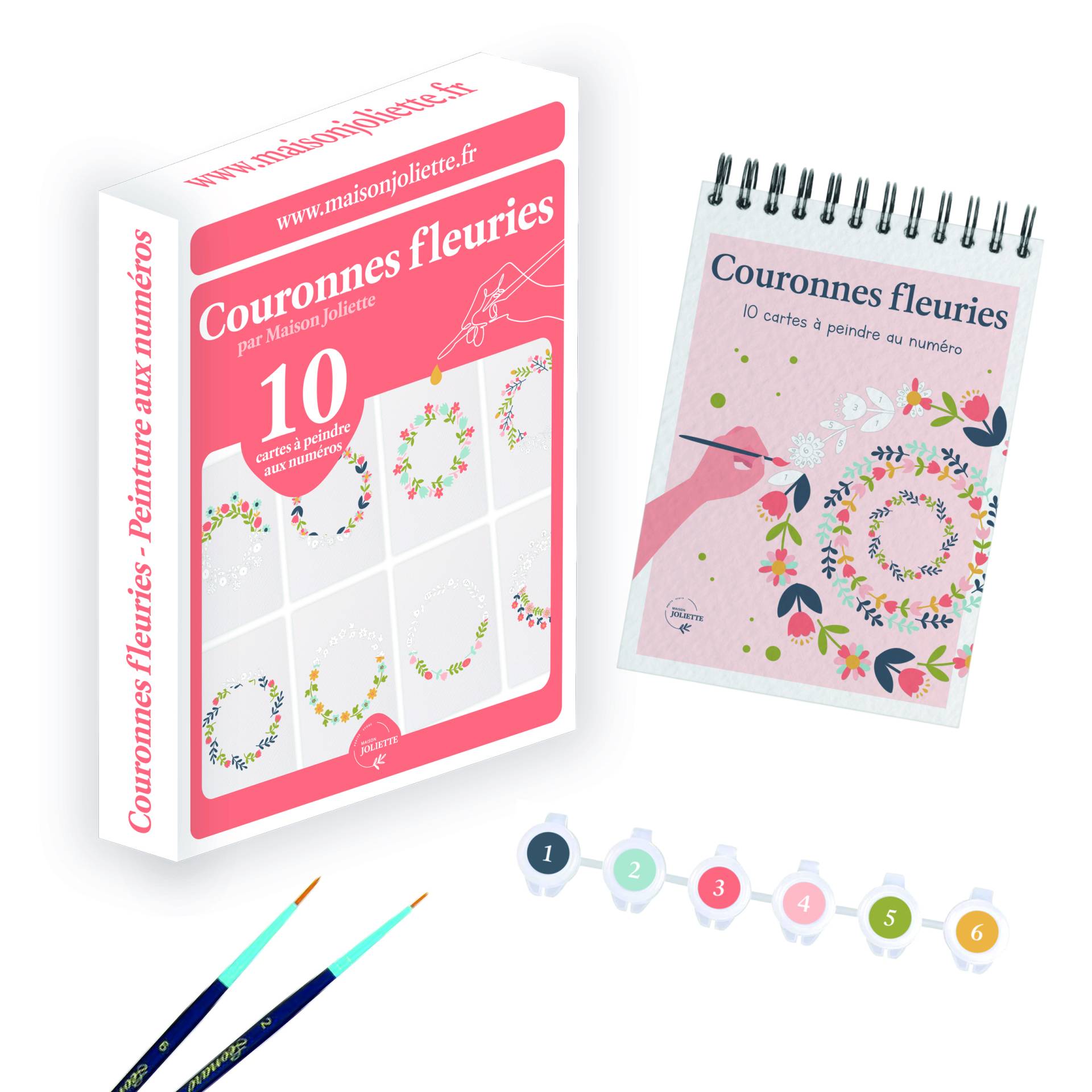 Maison Joliette Malen Nach Zahlen - Couronnes Fleuries Maison-Joliette-20618 von Maison Joliette