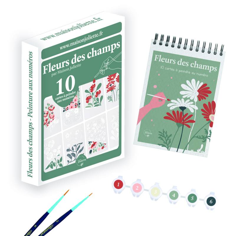Maison Joliette Malen Nach Zahlen - Fleurs des Champs Maison-Joliette-20617 von Maison Joliette