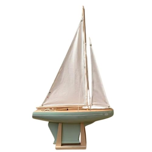 Maison Tirot Das Beajour Water Green ? Das 40 cm große Segelboot aus Holz von Maison Tirot