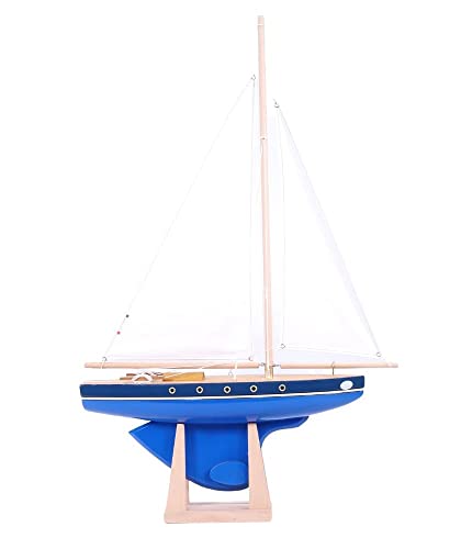 Maison Tirot - Segelboot Le Tirot blau 40 cm – Buche – N502-000-A Maison Tirot - Segelboot Le Tirot blau 40 cm – Buche – N502-000-A von Maison Tirot