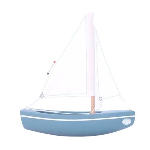 Maison Tirot The Abysses Green Sloop, Holzschiff, 21 cm von Maison Tirot