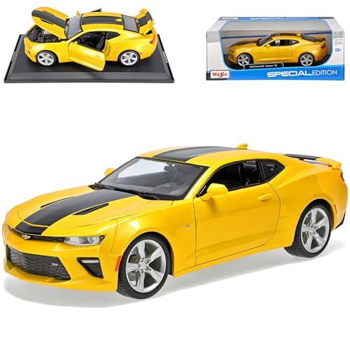Chevrolet Camaro Coupe Gelb Bumble Bee Transformers 6. Generation Ab 2015 1/18 Modell Auto Chevrolet Camaro Coupe Gelb Bumble Bee Transformers 6. Generation Ab 2015 1/18 Modell Auto von Maisto Chevrolet