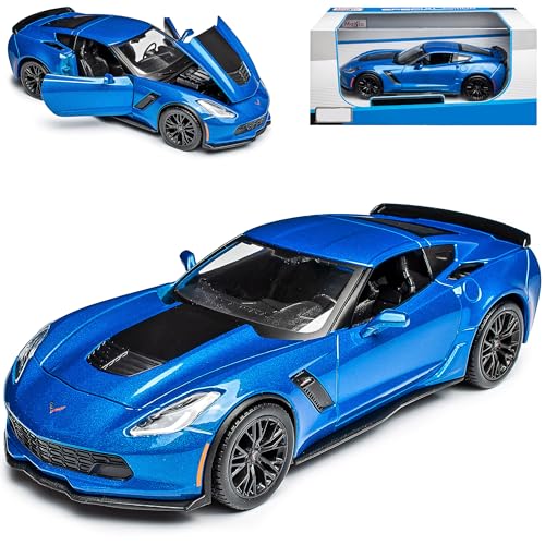 Chevrolet Corvette C7 Z06 Coupe Blau Ab 2013 1/24 Modell Auto Chevrolet Corvette C7 Z06 Coupe Blau Ab 2013 1/24 Modell Auto von Maisto Chevrolet
