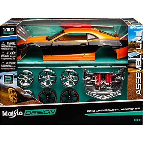 Maisto Chevrolet Chevy Camaro Coupe Orange Schwarz 5. Generation 2009-2016 Bausatz Kit 1/24 Maisto Modell Auto Maisto Chevrolet Chevy Camaro Coupe Orange Schwarz 5. Generation 2009-2016 Bausatz Kit 1/24 Maisto Modell Auto von Maisto Chevrolet