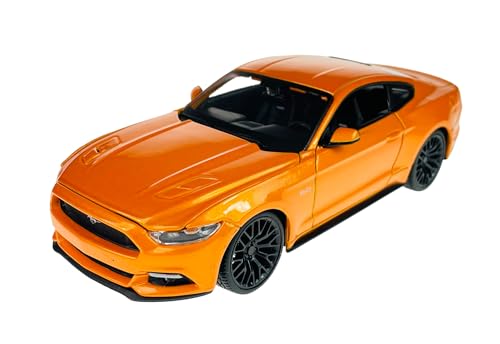 Ford Mustang GT VI Coupe Orange Modell Ab 2014 1/24 Modell Auto von Maisto Ford